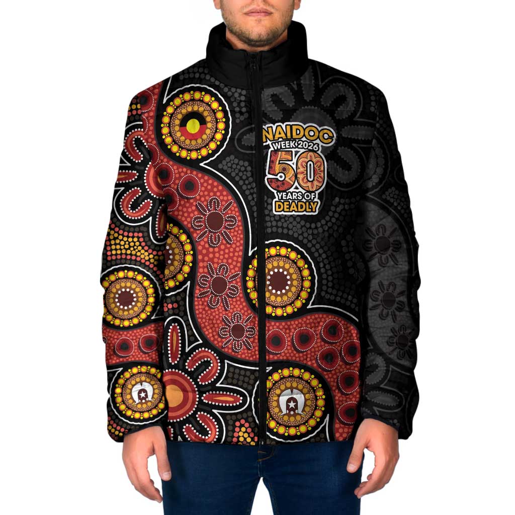 NAIDOC Week 2026 Padded Jacket 50 Years of Deadly Indigenous Pride