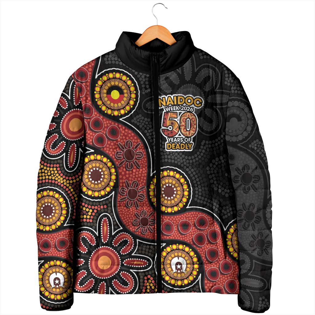 NAIDOC Week 2026 Padded Jacket 50 Years of Deadly Indigenous Pride