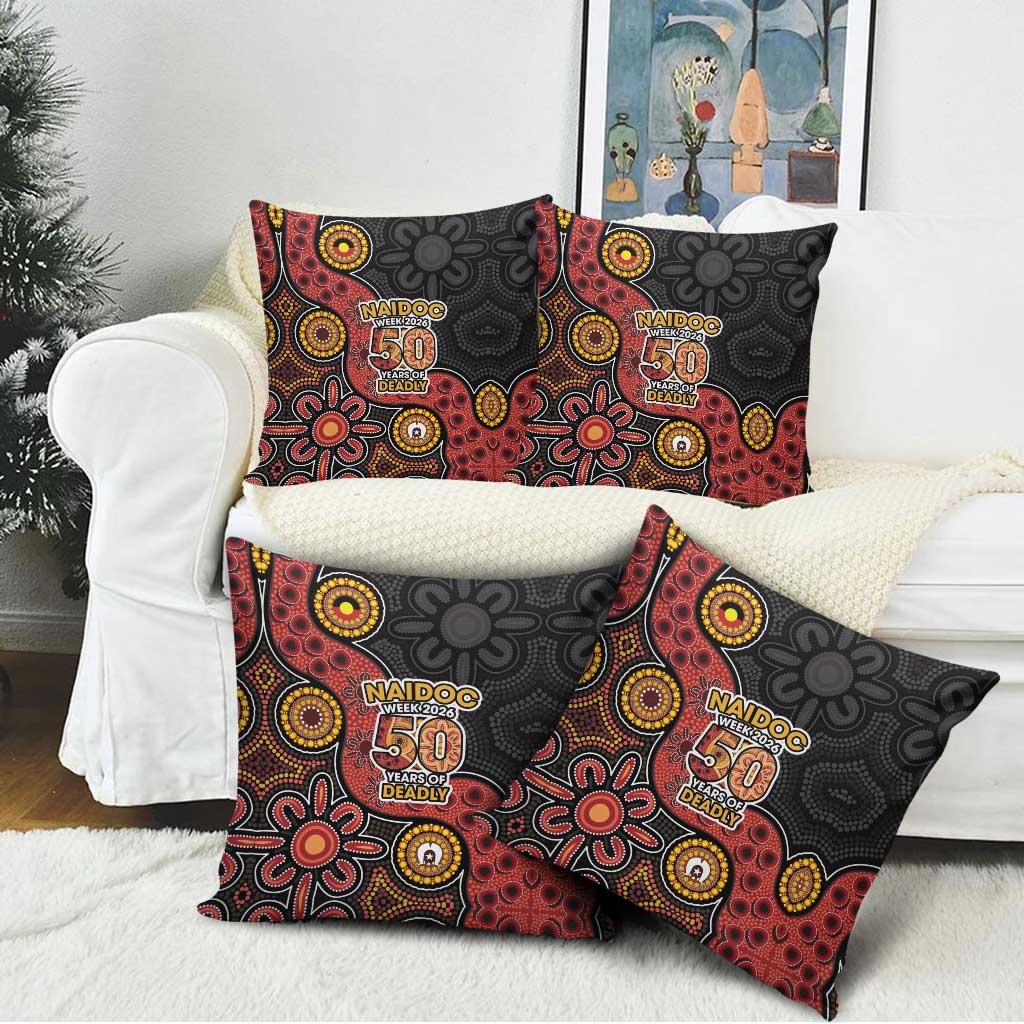 NAIDOC Week 2026 Pillow Cover 50 Years of Deadly Indigenous Pride