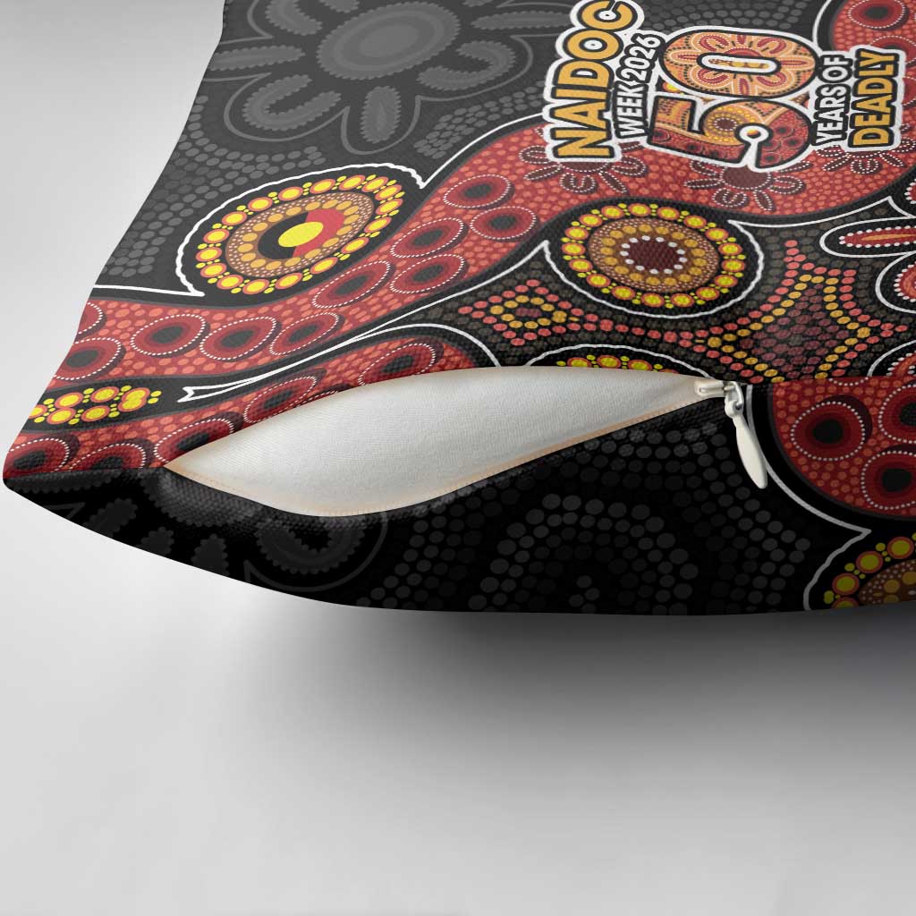 NAIDOC Week 2026 Pillow Cover 50 Years of Deadly Indigenous Pride