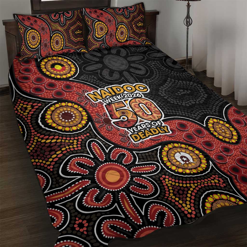 NAIDOC Week 2026 Quilt Bed Set 50 Years of Deadly Indigenous Pride