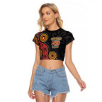 NAIDOC Week 2026 Raglan Cropped T Shirt 50 Years of Deadly Indigenous Pride