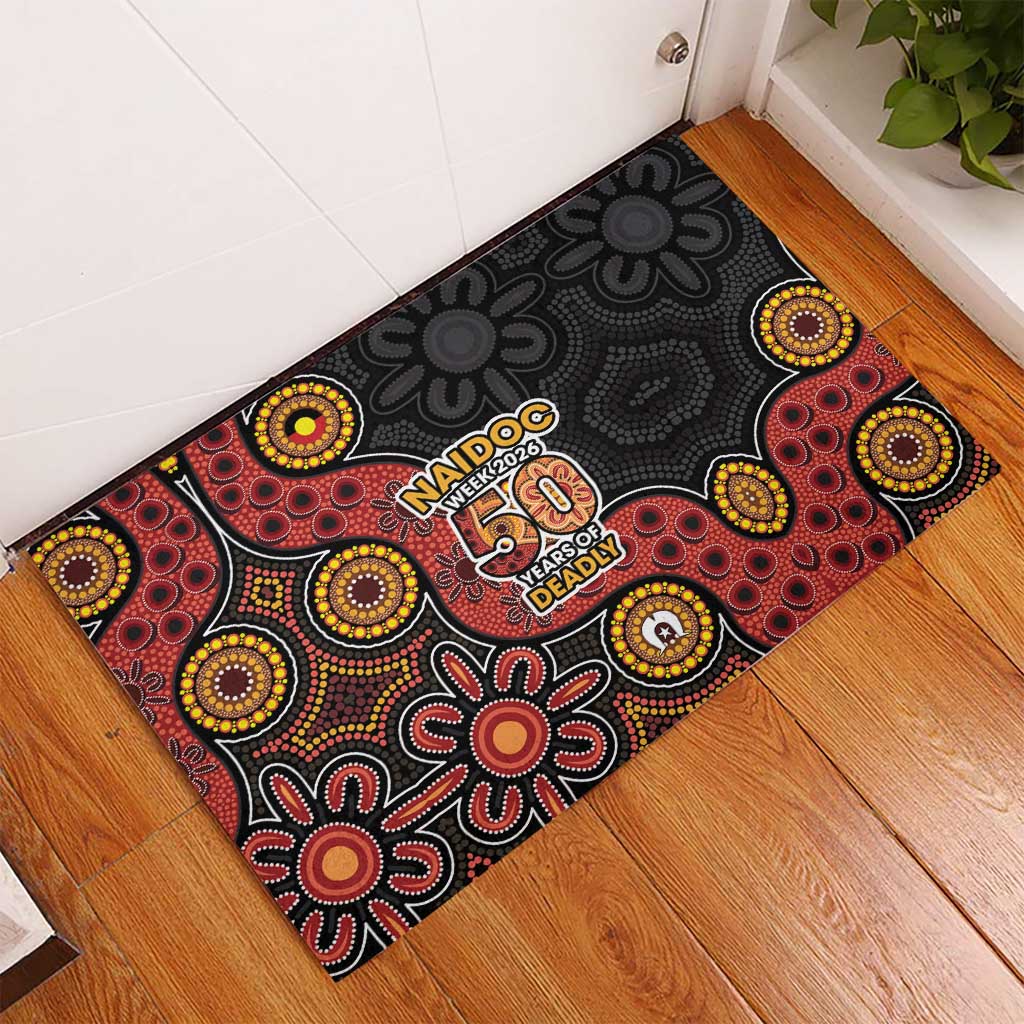 NAIDOC Week 2026 Rubber Doormat 50 Years of Deadly Indigenous Pride