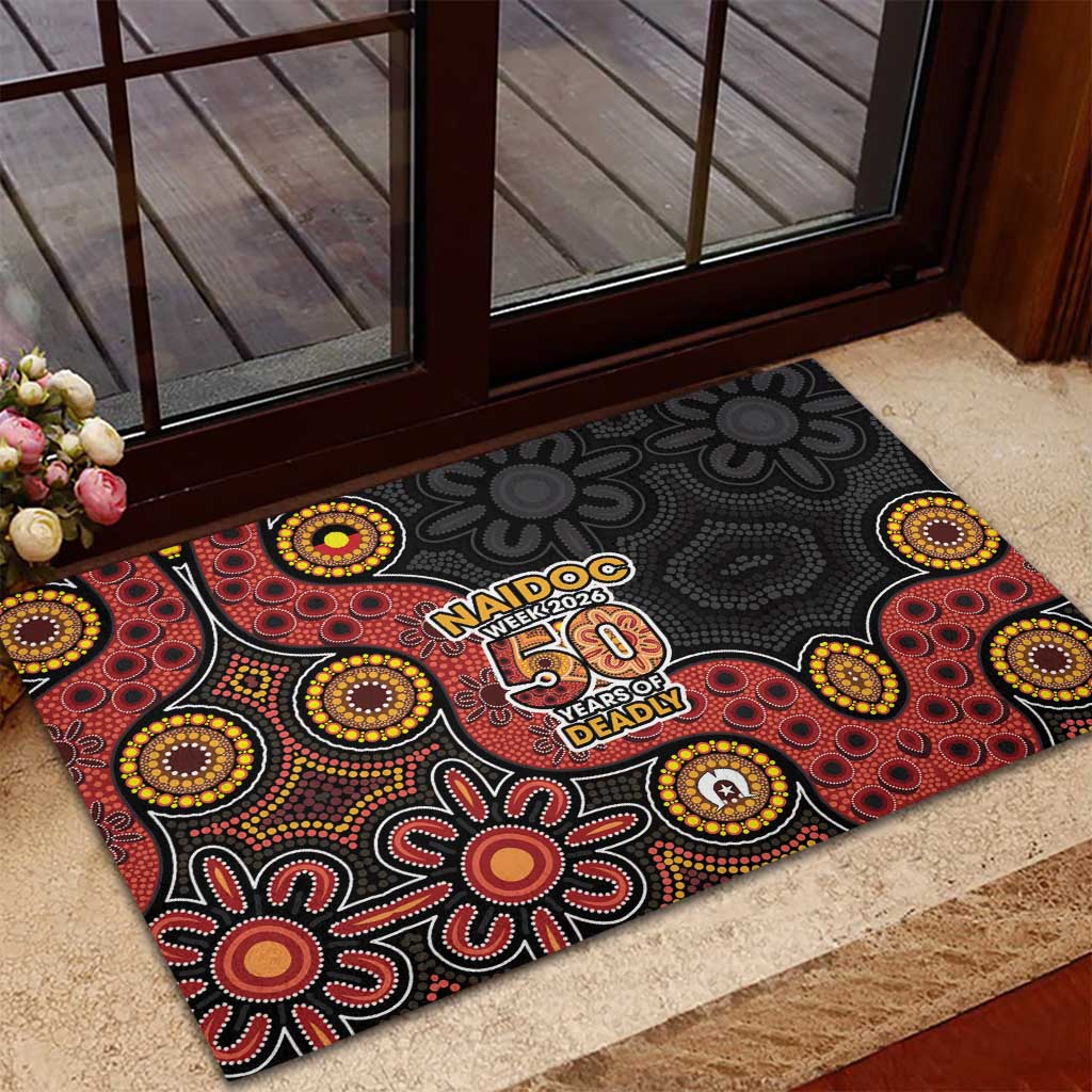 NAIDOC Week 2026 Rubber Doormat 50 Years of Deadly Indigenous Pride
