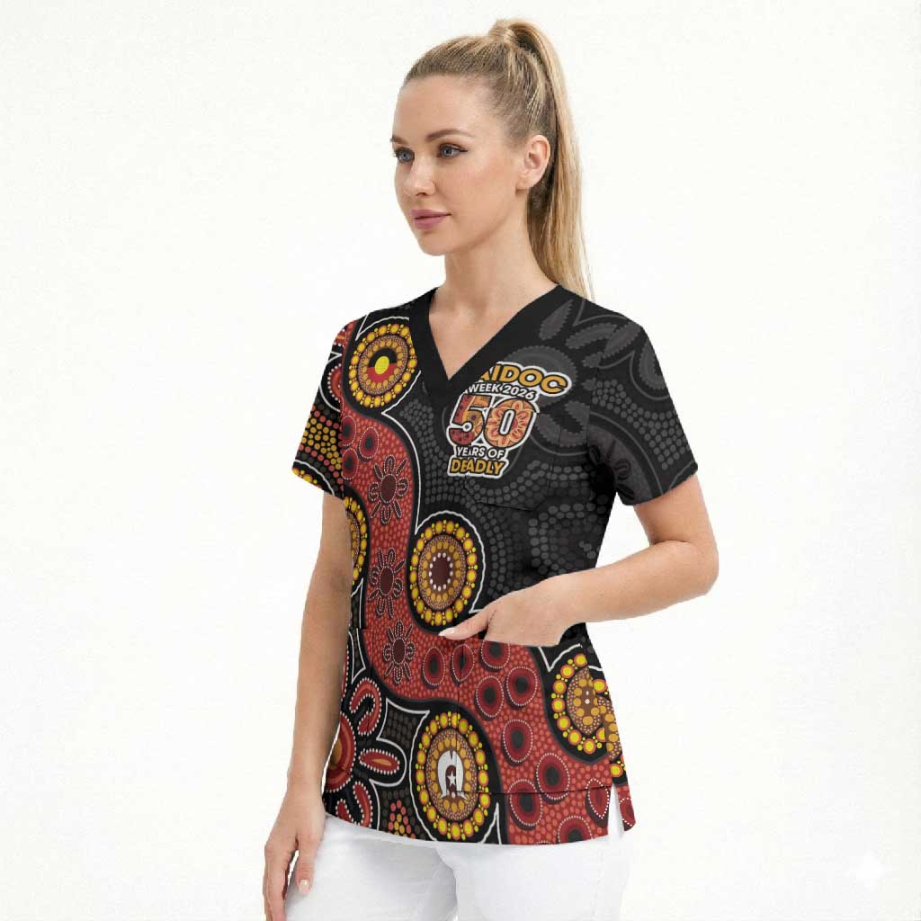 NAIDOC Week 2026 Scrub Top 50 Years of Deadly Indigenous Pride
