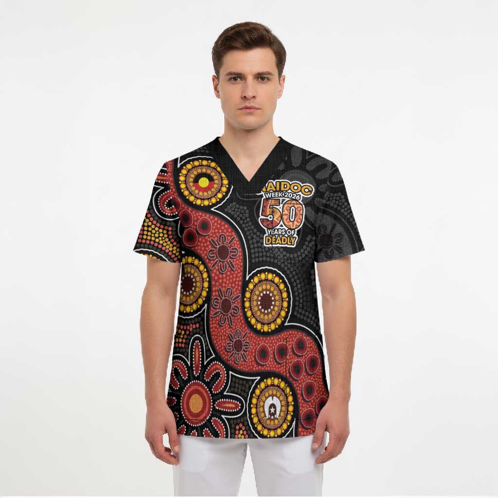 NAIDOC Week 2026 Scrub Top 50 Years of Deadly Indigenous Pride