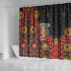NAIDOC Week 2026 Shower Curtain 50 Years of Deadly Indigenous Pride