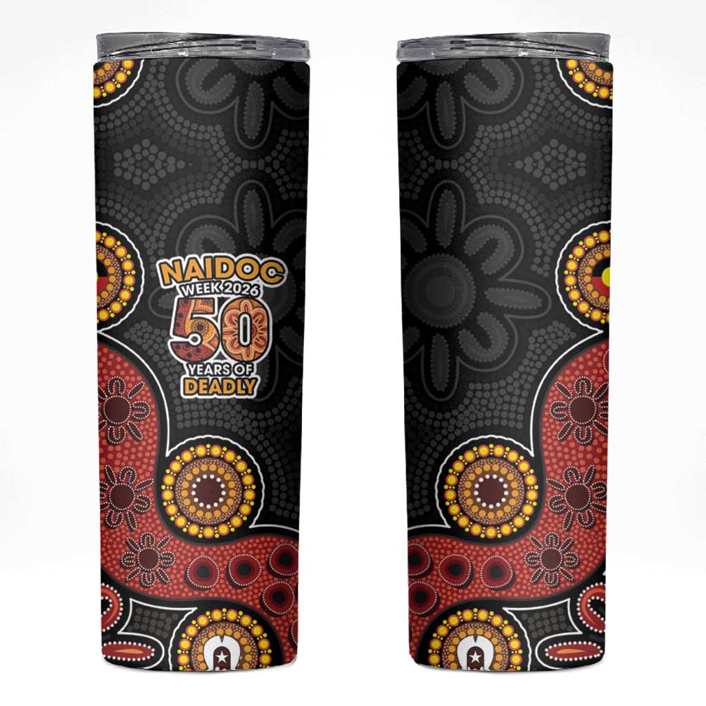 NAIDOC Week 2026 Skinny Tumbler 50 Years of Deadly Indigenous Pride