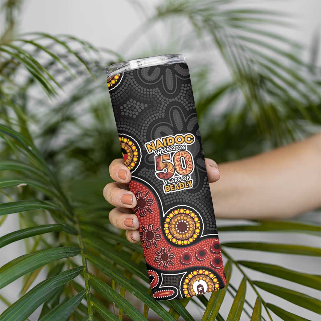 NAIDOC Week 2026 Skinny Tumbler 50 Years of Deadly Indigenous Pride