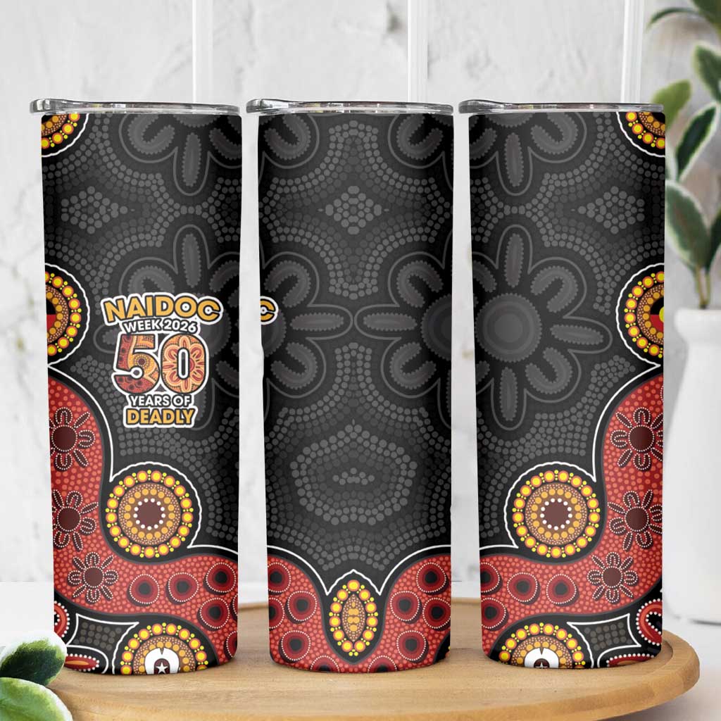 NAIDOC Week 2026 Skinny Tumbler 50 Years of Deadly Indigenous Pride