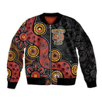 NAIDOC Week 2026 Sleeve Zip Bomber Jacket 50 Years of Deadly Indigenous Pride