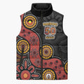 NAIDOC Week 2026 Sleeveless Puffer Jacket 50 Years of Deadly Indigenous Pride