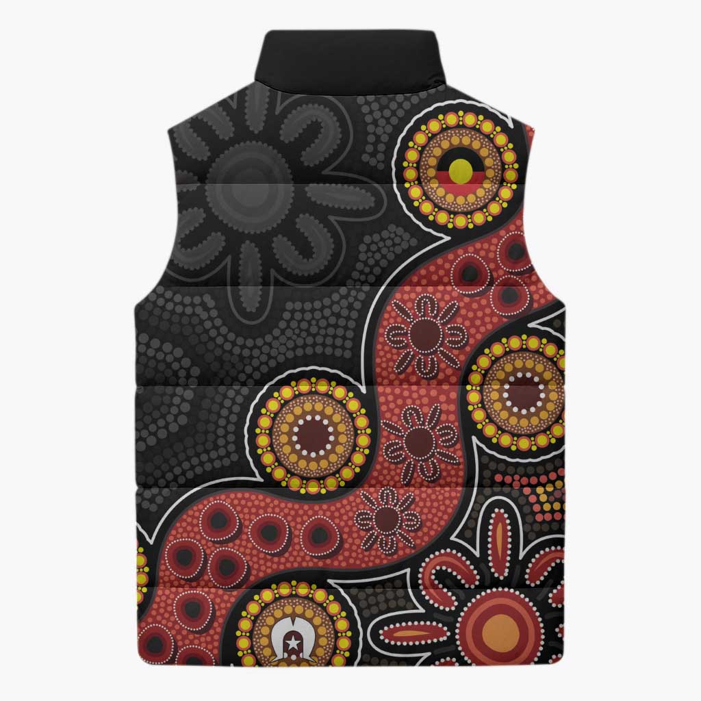 NAIDOC Week 2026 Sleeveless Puffer Jacket 50 Years of Deadly Indigenous Pride