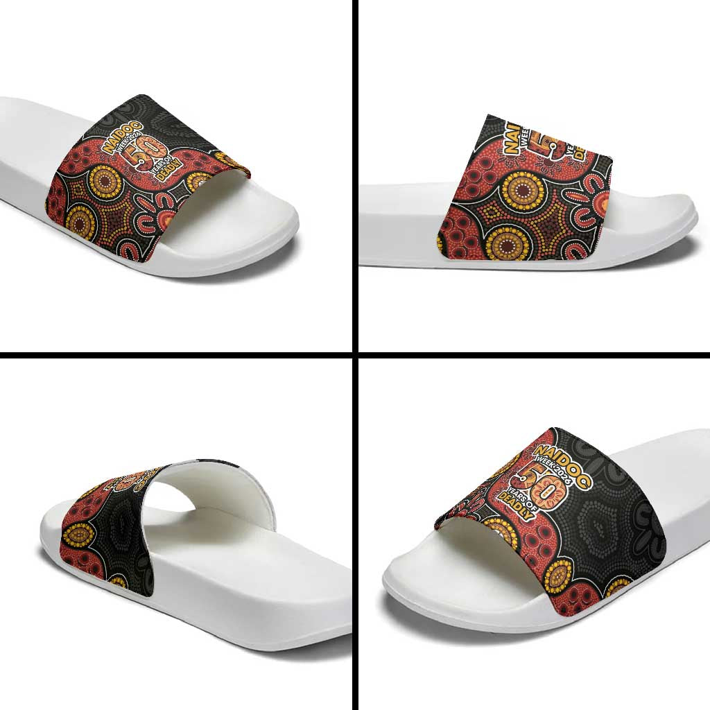 NAIDOC Week 2026 Slide Sandals 50 Years of Deadly Indigenous Pride