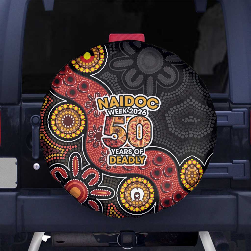 NAIDOC Week 2026 Spare Tire Cover 50 Years of Deadly Indigenous Pride