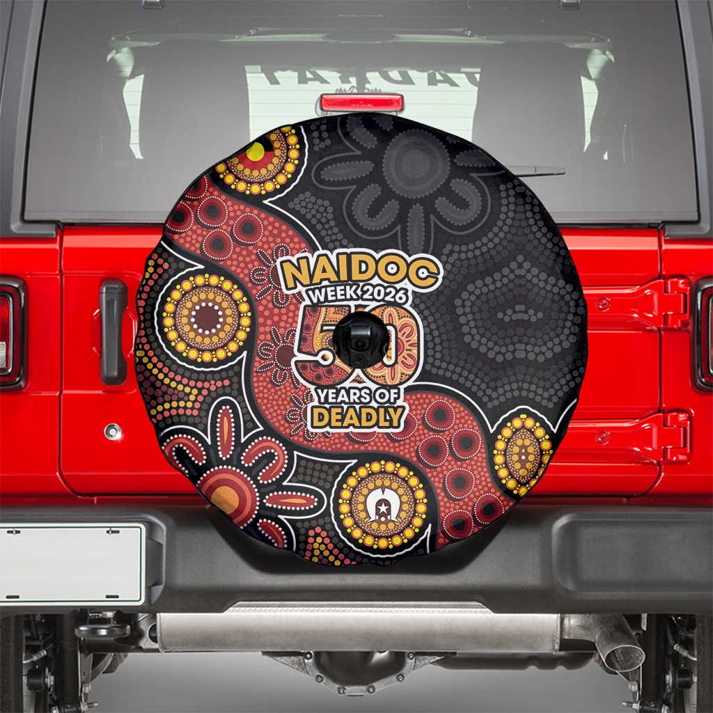 NAIDOC Week 2026 Spare Tire Cover 50 Years of Deadly Indigenous Pride