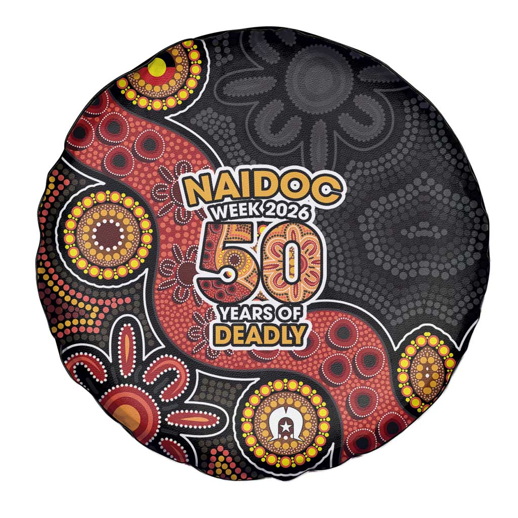NAIDOC Week 2026 Spare Tire Cover 50 Years of Deadly Indigenous Pride