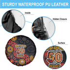 NAIDOC Week 2026 Spare Tire Cover 50 Years of Deadly Indigenous Pride