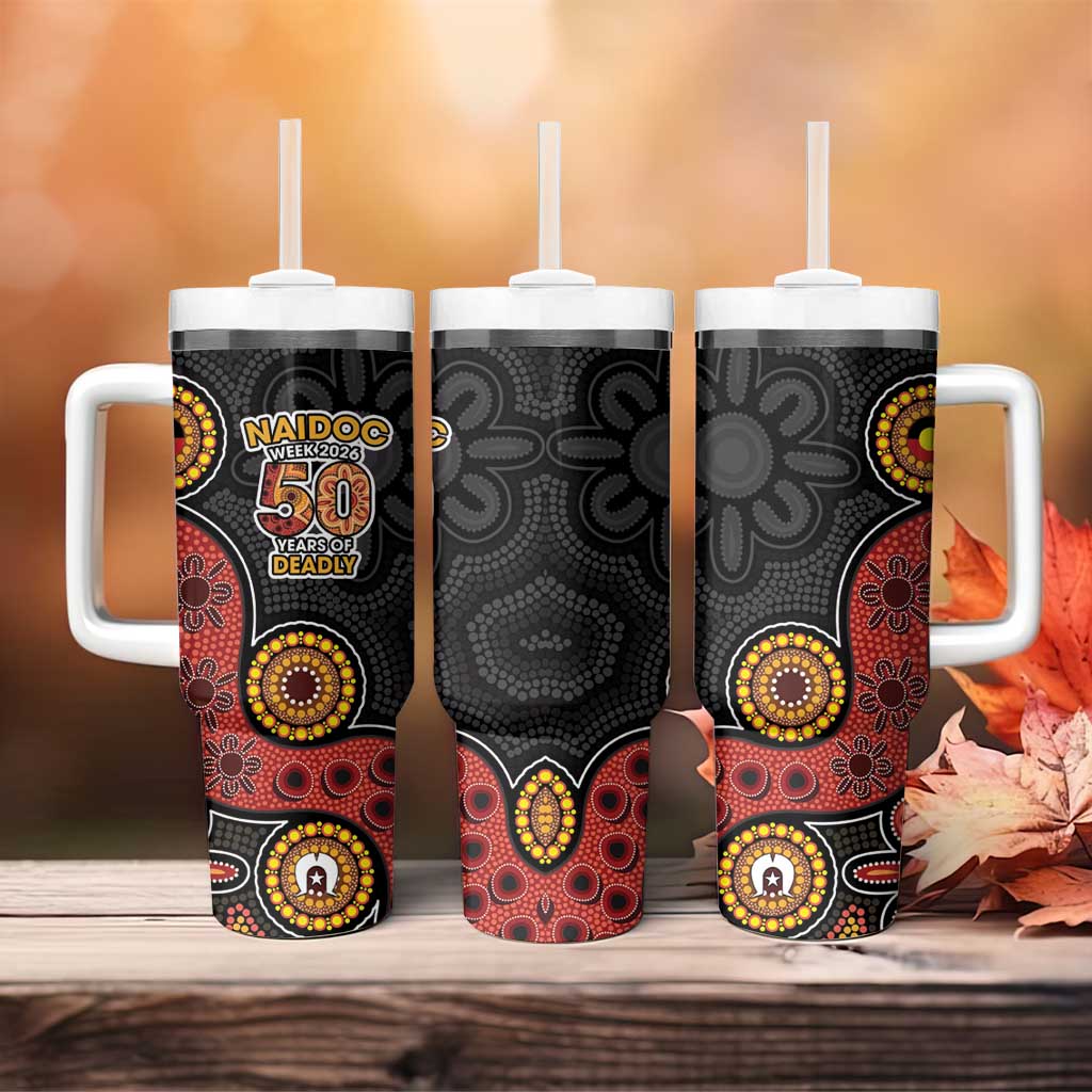 NAIDOC Week 2026 Tumbler With Handle 50 Years of Deadly Indigenous Pride