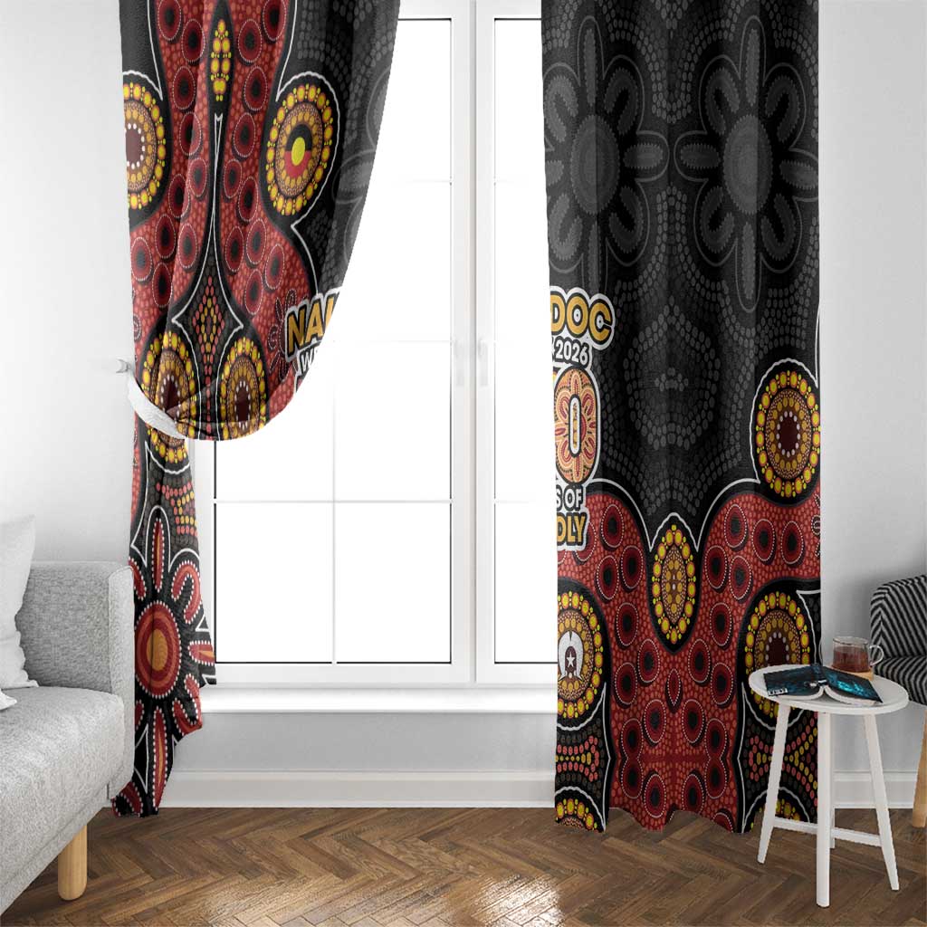 NAIDOC Week 2026 Window Curtain 50 Years of Deadly Indigenous Pride