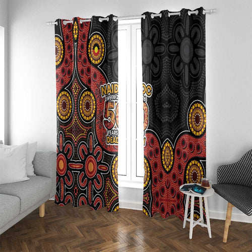 NAIDOC Week 2026 Window Curtain 50 Years of Deadly Indigenous Pride