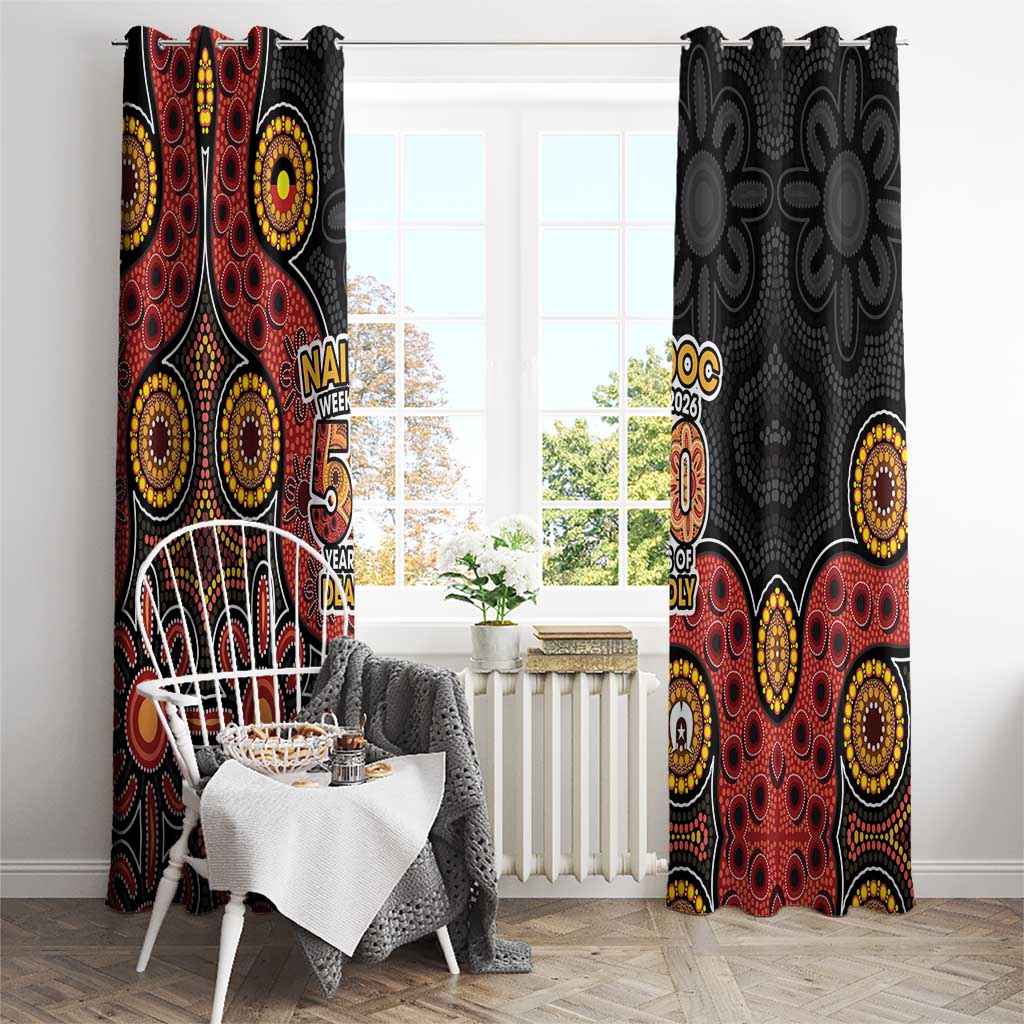 NAIDOC Week 2026 Window Curtain 50 Years of Deadly Indigenous Pride