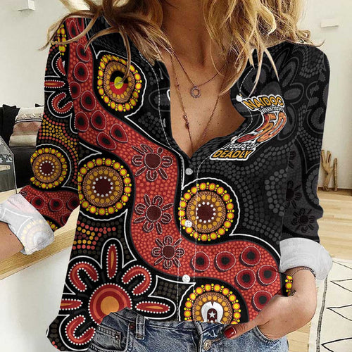 NAIDOC Week 2026 Women Casual Shirt 50 Years of Deadly Indigenous Pride