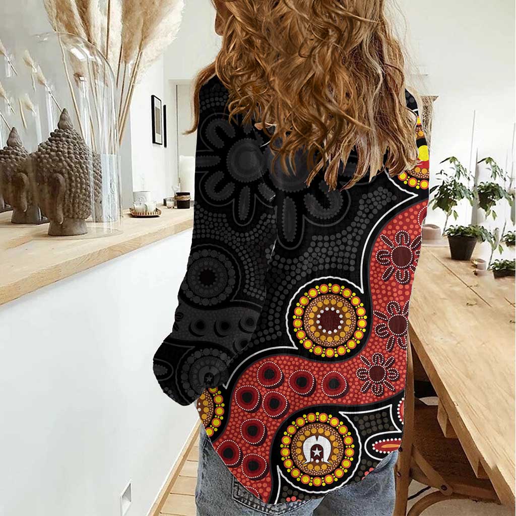 NAIDOC Week 2026 Women Casual Shirt 50 Years of Deadly Indigenous Pride