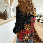 NAIDOC Week 2026 Women Casual Shirt 50 Years of Deadly Indigenous Pride