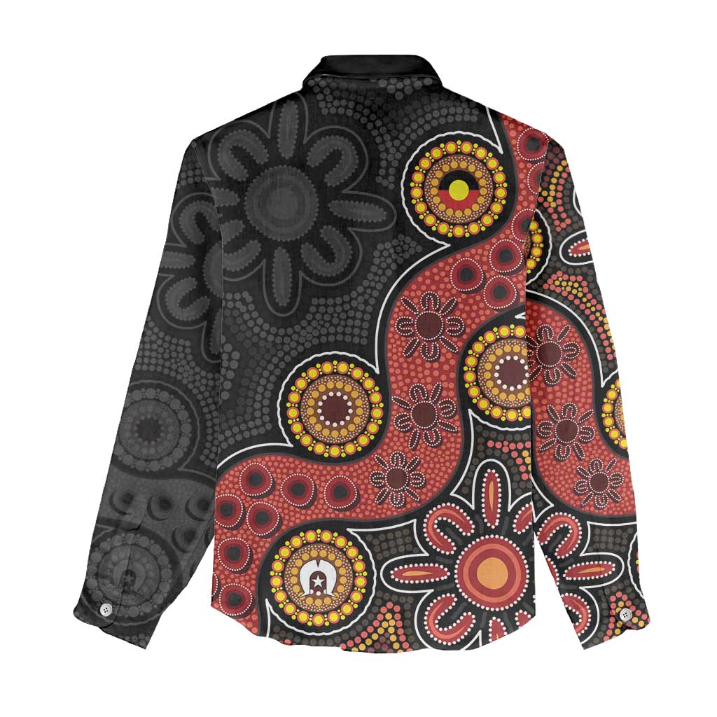 NAIDOC Week 2026 Women Casual Shirt 50 Years of Deadly Indigenous Pride