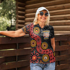 NAIDOC Week 2026 Women Polo Shirt 50 Years of Deadly Indigenous Pride