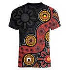 NAIDOC Week 2026 Women V-Neck T-Shirt 50 Years of Deadly Indigenous Pride