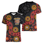 NAIDOC Week 2026 Women V-Neck T-Shirt 50 Years of Deadly Indigenous Pride