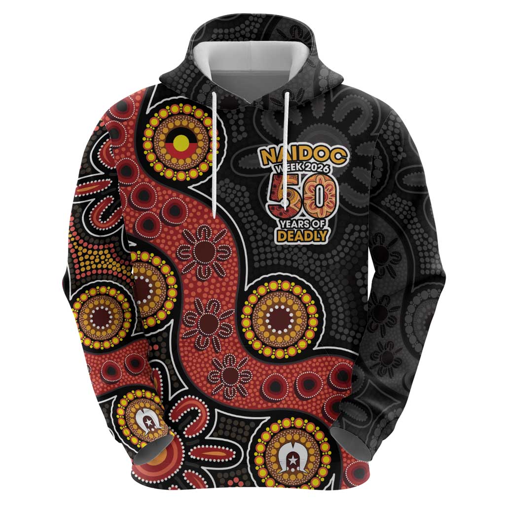 NAIDOC Week 2026 Zip Hoodie 50 Years of Deadly Indigenous Pride