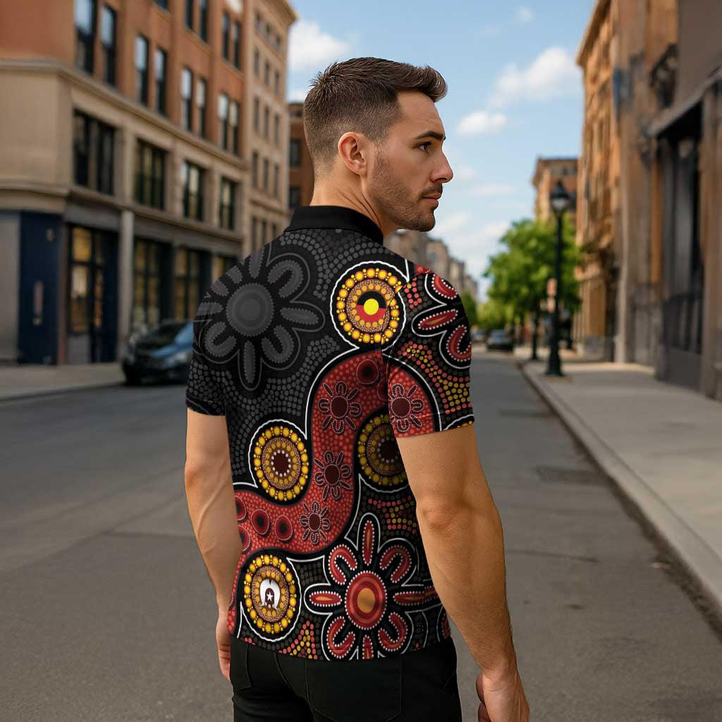 NAIDOC Week 2026 Zipper Polo Shirt 50 Years of Deadly Indigenous Pride