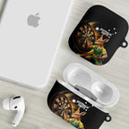 Australia Kangaroo Mascot Darts AirPods Case Black Edition