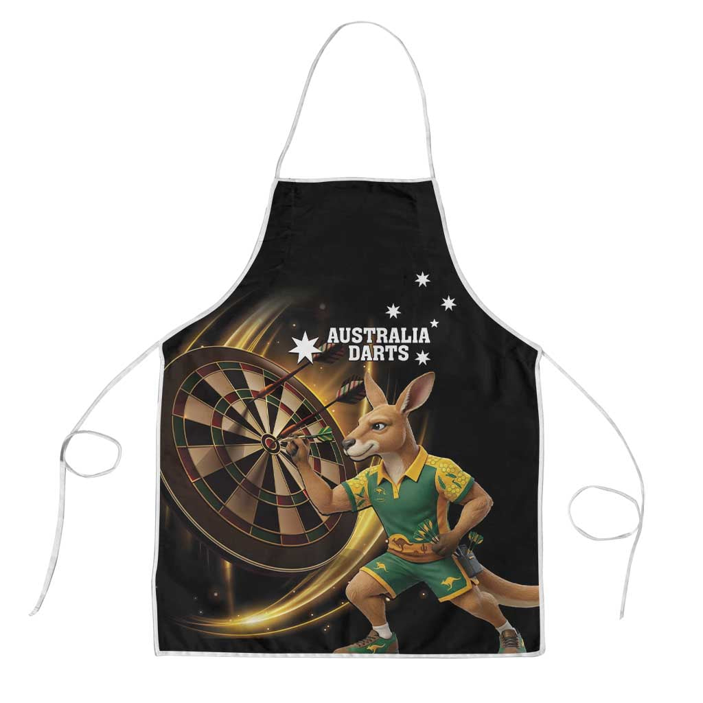 Australia Kangaroo Mascot Darts Apron Black Edition