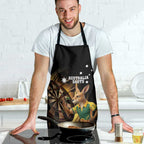 Australia Kangaroo Mascot Darts Apron Black Edition