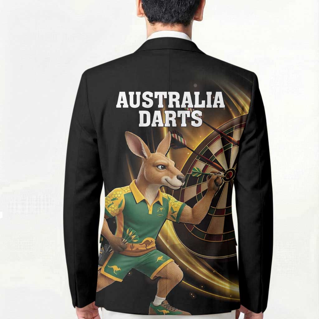 Australia Kangaroo Mascot Darts Blazer Black Edition