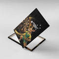 Australia Kangaroo Mascot Darts Canvas Wall Art Black Edition