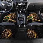 Australia Kangaroo Mascot Darts Car Mats Black Edition