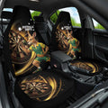 Australia Kangaroo Mascot Darts Car Seat Cover Black Edition