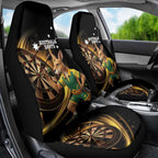 Australia Kangaroo Mascot Darts Car Seat Cover Black Edition