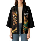 Australia Kangaroo Mascot Darts Kimono Black Edition