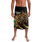 Australia Kangaroo Mascot Darts Lavalava Black Edition