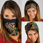 Australia Kangaroo Mascot Darts Neck Gaiter Black Edition