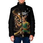Australia Kangaroo Mascot Darts Padded Jacket Black Edition