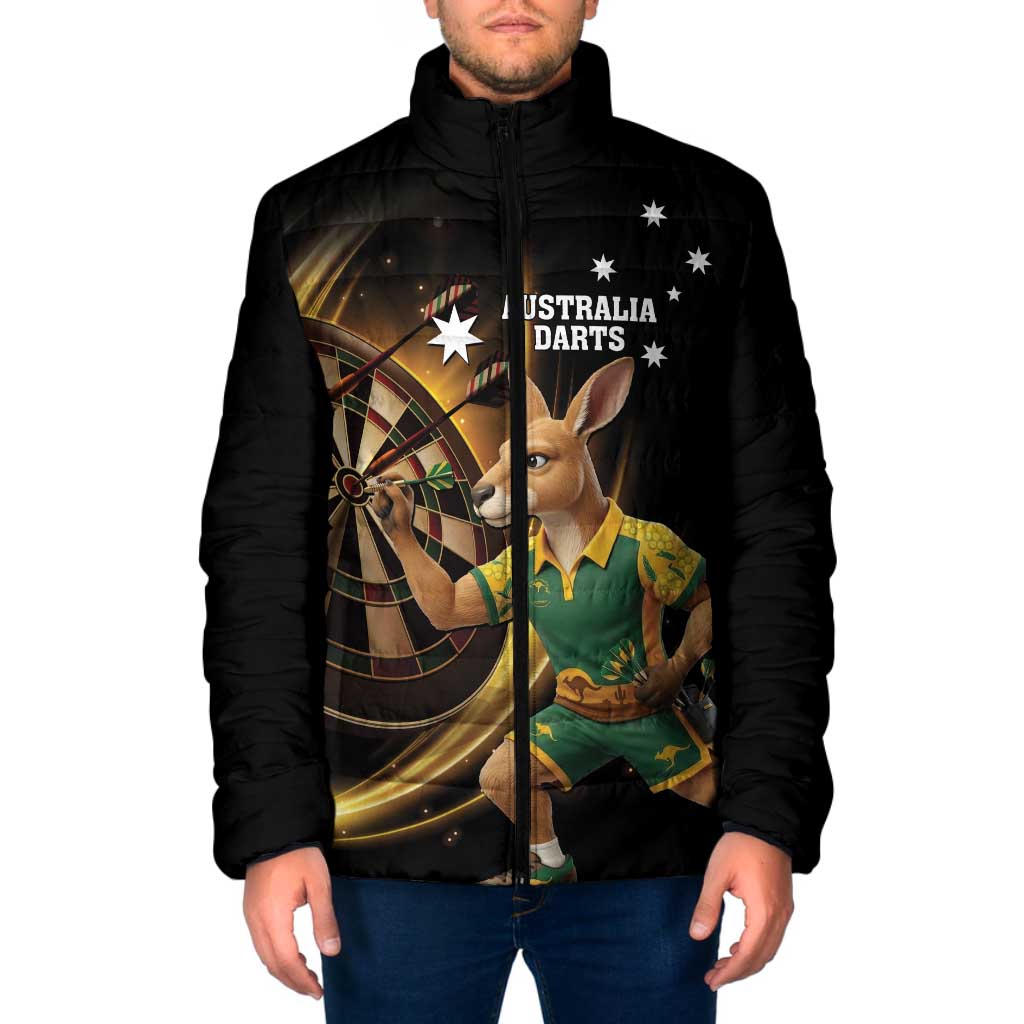 Australia Kangaroo Mascot Darts Padded Jacket Black Edition