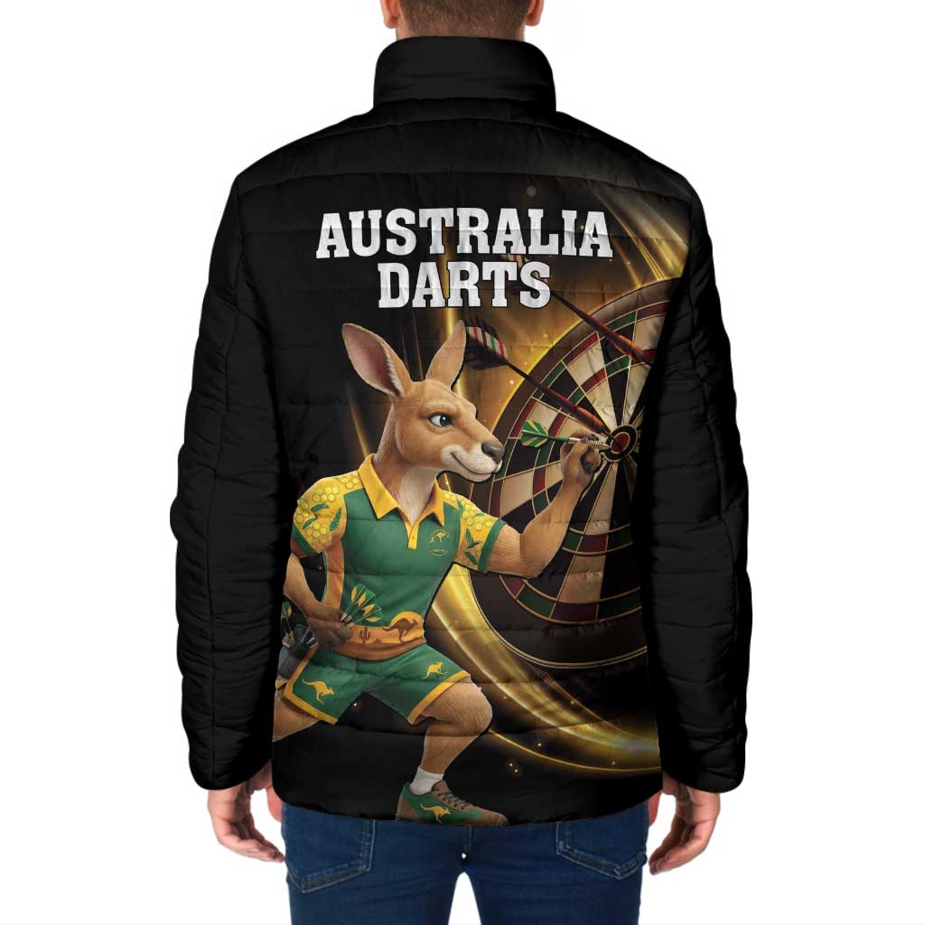 Australia Kangaroo Mascot Darts Padded Jacket Black Edition