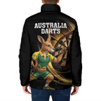 Australia Kangaroo Mascot Darts Padded Jacket Black Edition